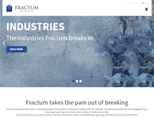 Tablet Screenshot of fractum.com