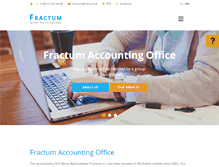 Tablet Screenshot of fractum.pl